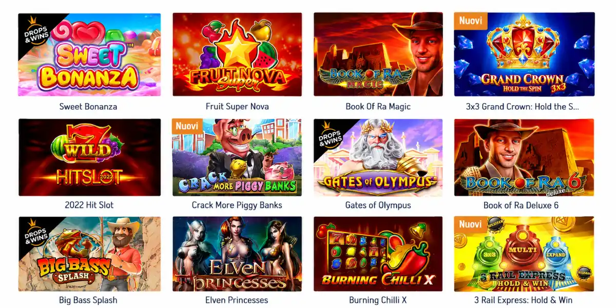 Winnita Casino torneo Drops and Wins Pragmatic Play e slot popolari